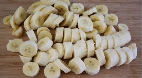 Homemade banana ice cream