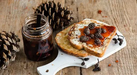 Confiture de pommes de pin au miel