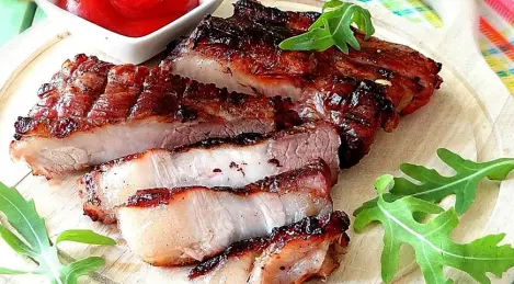 Costillas de cerdo a la parrilla (receta rápida)