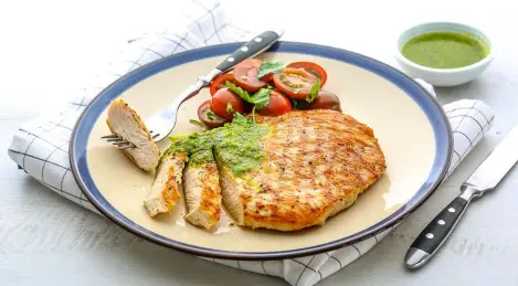Grilled Turkey Fillet with Gremolata