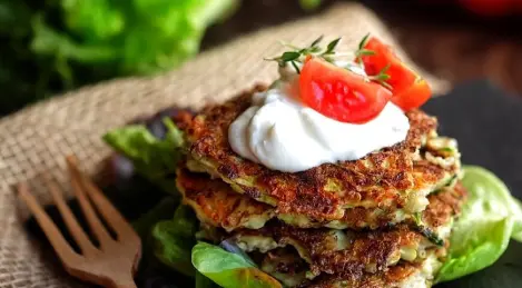 Quinoa squash pancakes