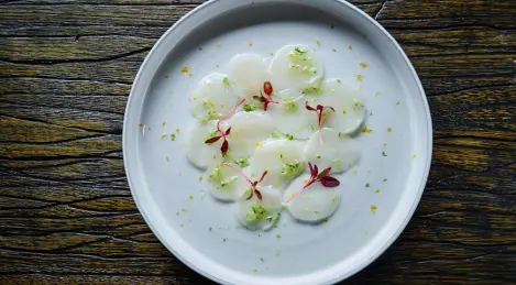 Carpaccio di capesante di Murmansk