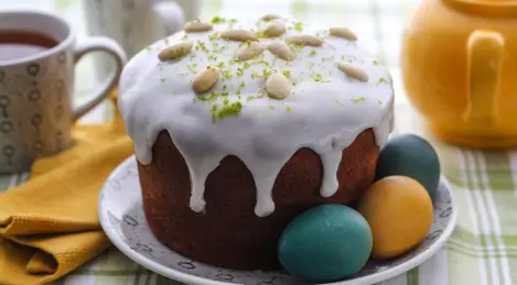 Pasteles de Pascua con levadura
