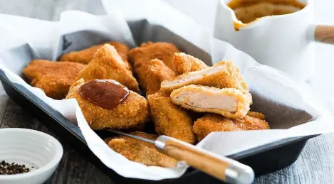 Chicken nuggets at home