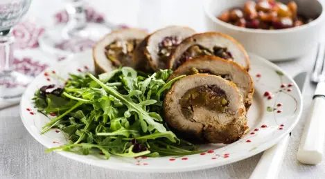 Rotolo di maiale alle mele