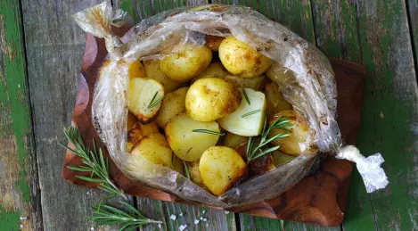 Pomme de terre dans la manche