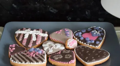 Galletas aromáticas "San Valentín"