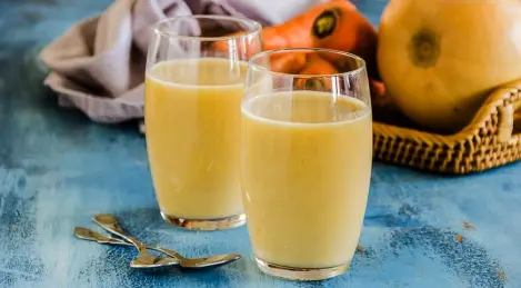 Batido de avena y verduras