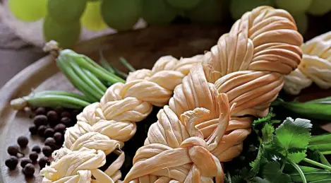 Braided Adjarian cheese