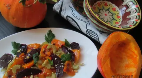 Salade de légumes au four