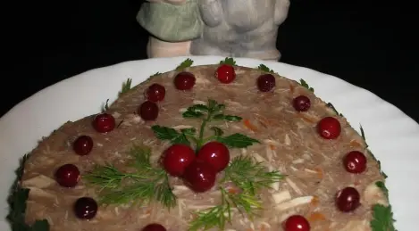 Aspic of two types of meat "Two"