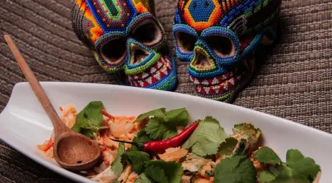 Krabben-Ceviche mit Kokosmilch