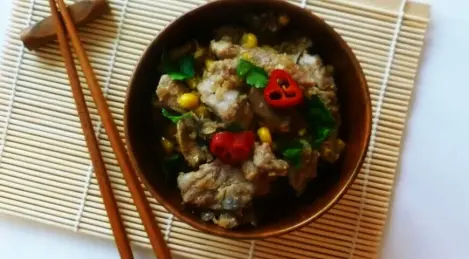 Schweinebraten im wok