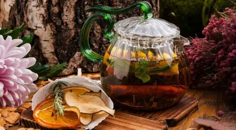 Hausgemachter geräucherter Tee