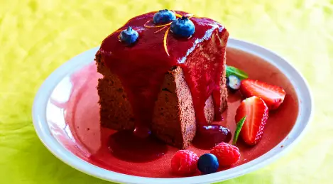 Cake "Chocolate soufflé"