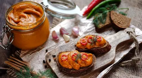 Caviar de légumes cuits au four