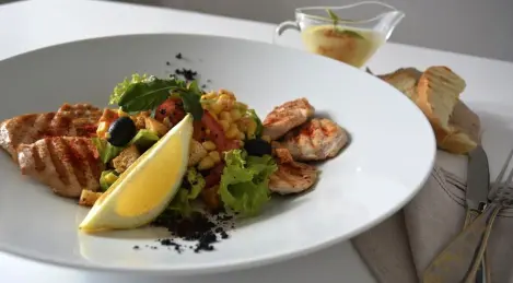 Chicken salad with "Citronet" sauce