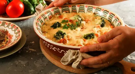 Cauliflower and Broccoli Casserole