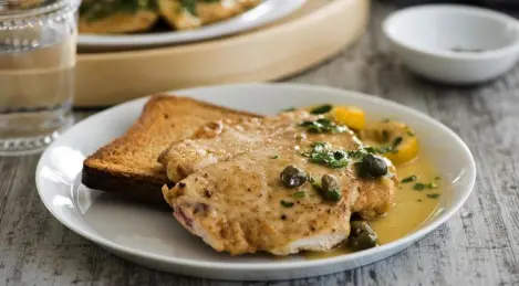 Braciola di pollo con pane fritto
