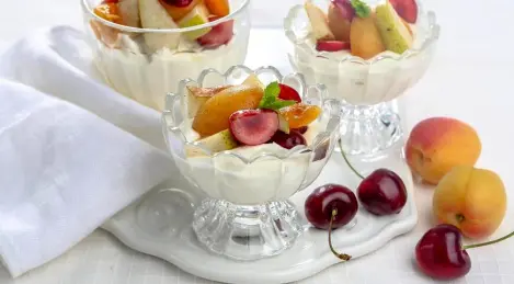 Crème de caillé rapide pour le petit déjeuner