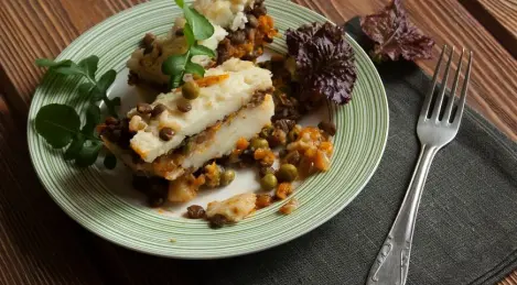 Torta di pastore vegana