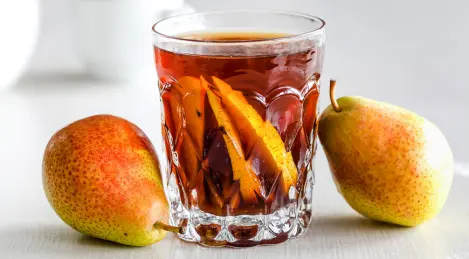 Tea with pear