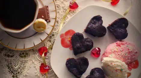 Brownies au chocolat aux cerises