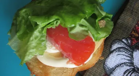 Sándwich de trucha