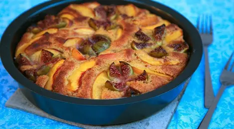 Tarte aux nectarines et aux figues