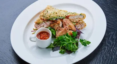 Pollo al horno a la shawarma