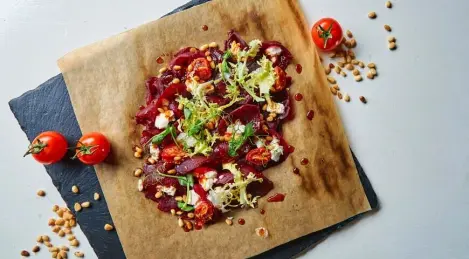 Rote-Bete-Carpaccio