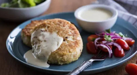 Kartoffel-Zrazy mit Hackfleisch