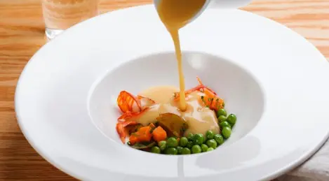 Pea soup with smoked meats