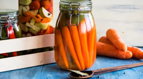 Marinated carrots for the winter