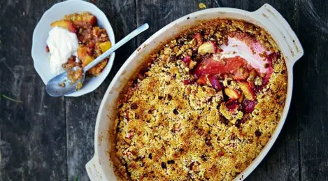 Desmoronamiento de durazno