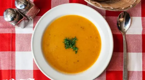 Carrot cream soup