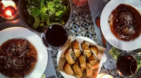 Albóndigas italianas en salsa de tomate