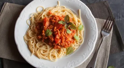 Spaghetti bolognaise (végétalien)