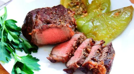 Marble beef medium roast