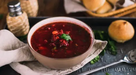 Délicieux bortsch maigre aux haricots