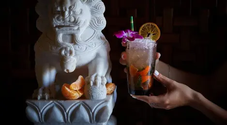 Limonada "julepe de menta y naranja"