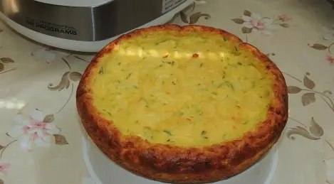 Casserole de fromage blanc et de courgettes
