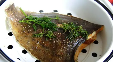 Flet cuit à la vapeur