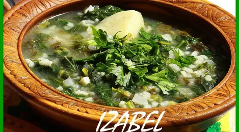 Soupe aux orties et boulgour