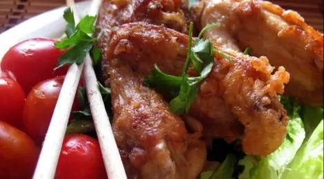 Alitas de pollo rebozadas