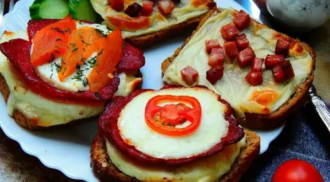 Heiße Wurstsandwiches