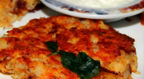 Zucchini Greek pancakes