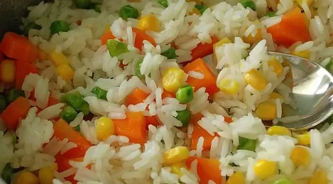 Rice with vegetables