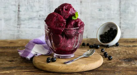 Sorbet cassis