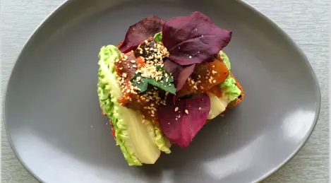 Sándwich primaveral de cuaresma